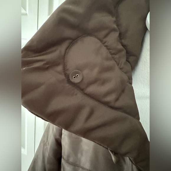 Steve Madden brown winter puffer coat - size M - Picture 6 of 6